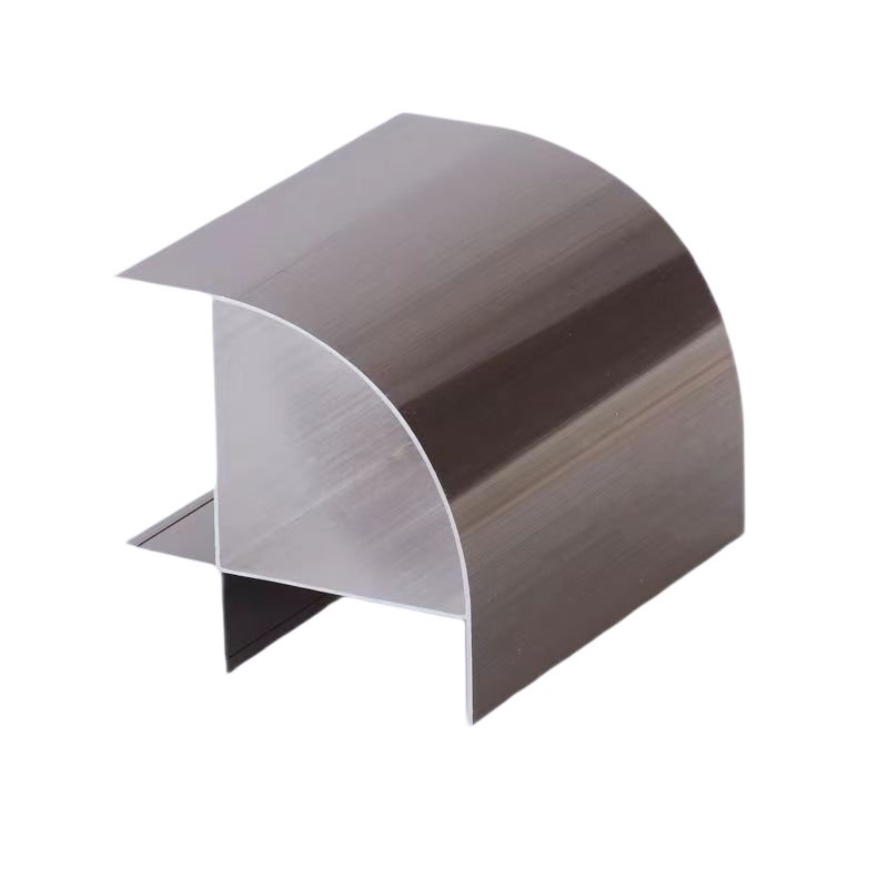 Small Double Opening Corner Aluminium Channel Profile Aluminum Border Aluminum Profile