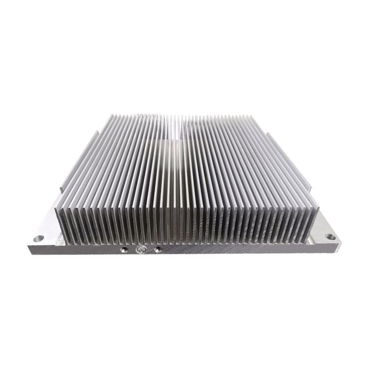 Custom Metal Products High Density Aluminum Copper Stacked Bonded Fin Heat Sink
