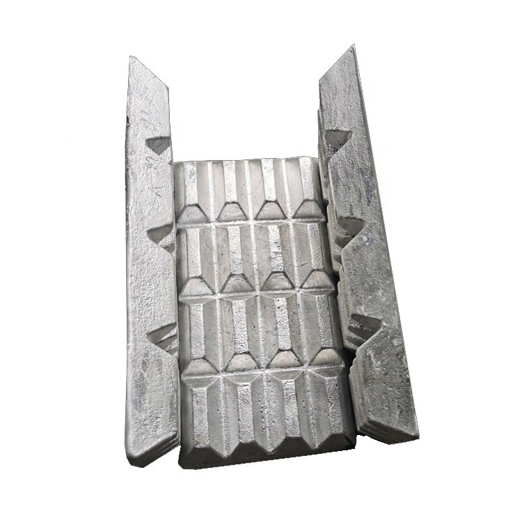 Low price aluminum copper master alloy lump AlCu50 AlCu40 AlCu30 AlCu20 AlCu alloy ingots for sale
