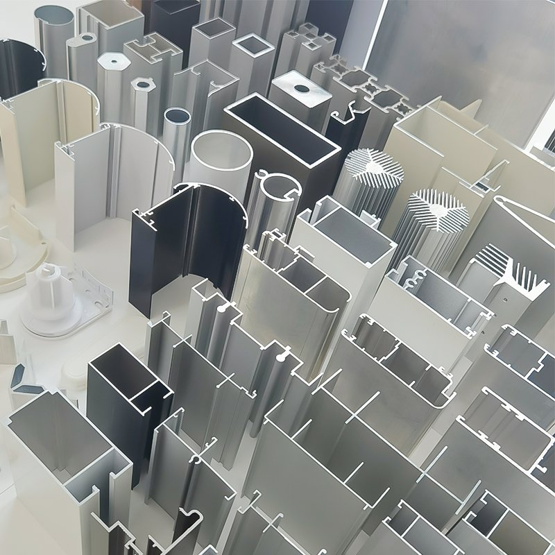 Custom All Kinds Of Aluminium Extrusion Profiles 6061 6063 Material Doors And Windows Industrial Standard aluminum profiles