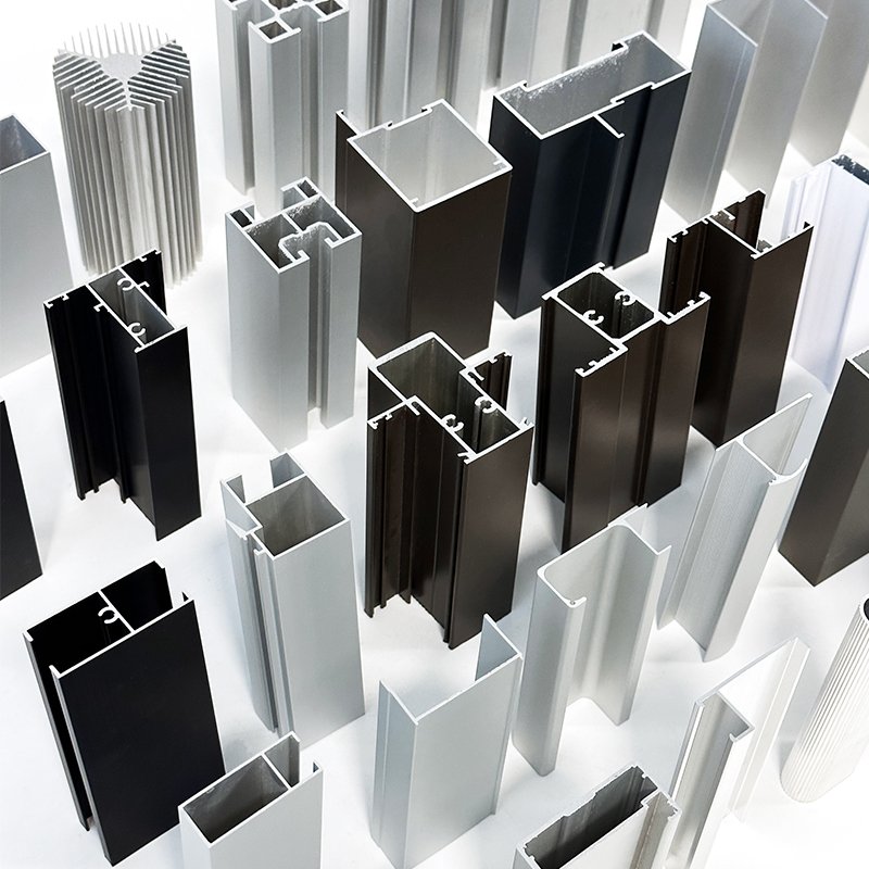 Custom All Kinds Of Aluminium Extrusion Profiles 6061 6063 Material Doors And Windows Industrial Standard aluminum profiles