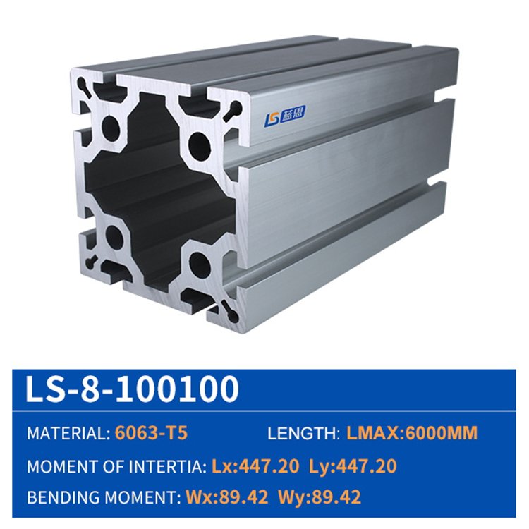 100100 Extrusion Profile 3d Printer Custom Aluminum Profile 100x100