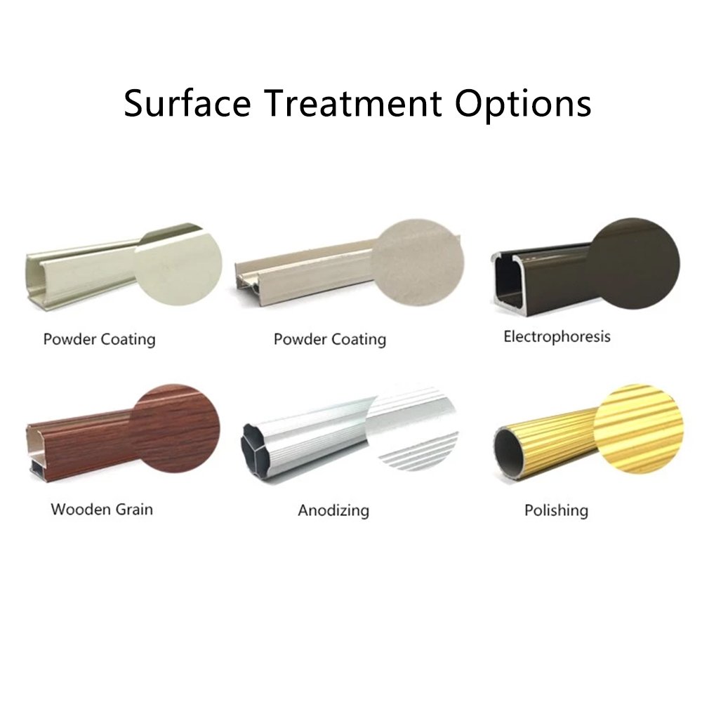 Perfect Surface Treatment Wooden Grain Aluminum Profiles kitchen cabinet aluminum frame