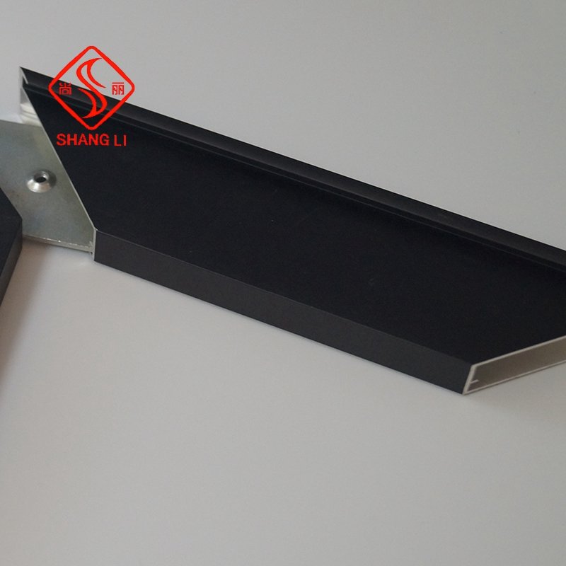Foshan Hardware Brushed Cabinet Combination Frame Aluminium Frame Extrusion Kitchen Cabinet Glass Door Frame Profile