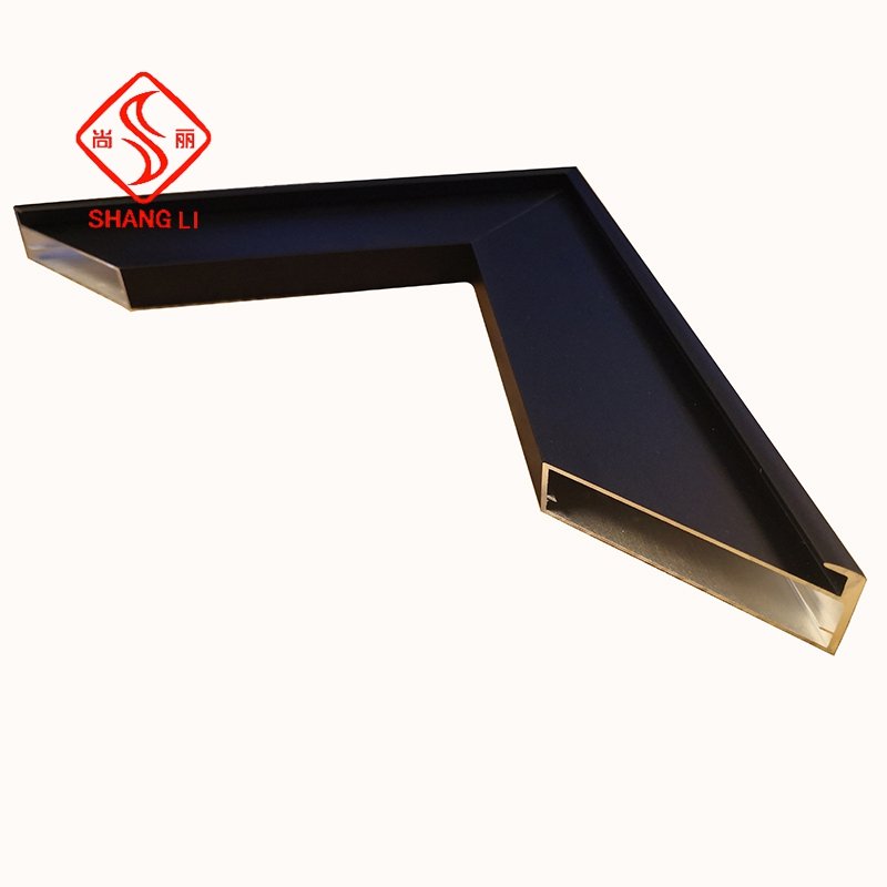 Foshan Hardware Brushed Cabinet Combination Frame Aluminium Frame Extrusion Kitchen Cabinet Glass Door Frame Profile