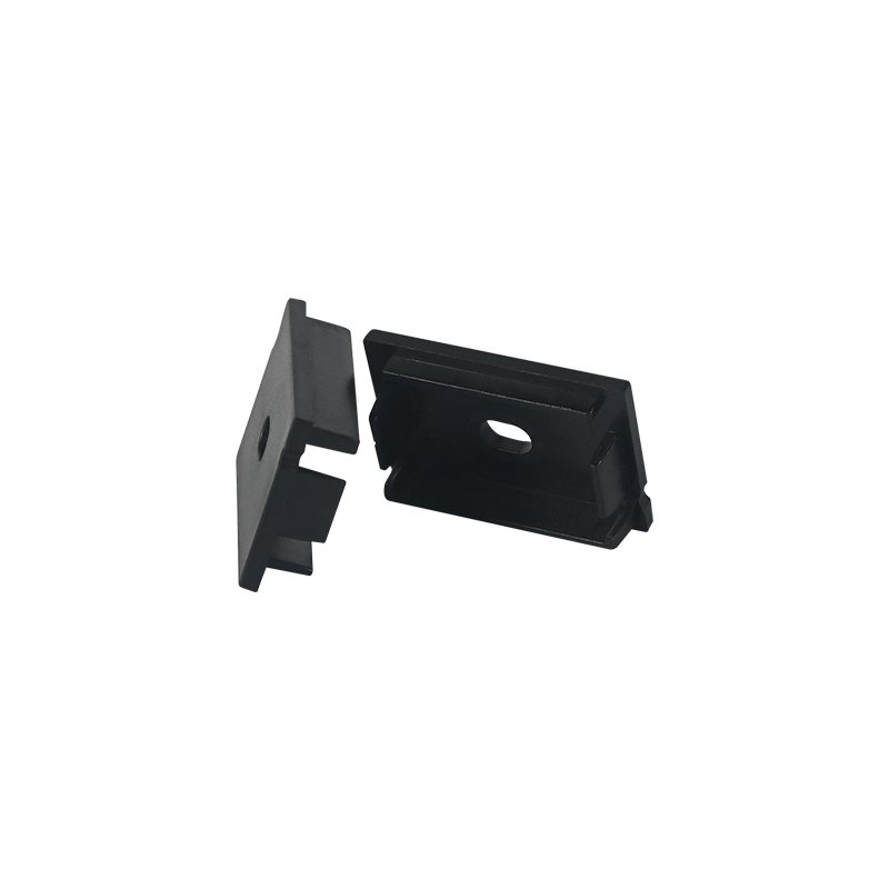 B-A3020 Black Profile Aluminum Extrusion Channel With PC Cover Aluminum U Channel Profile for Ceilling Lighting