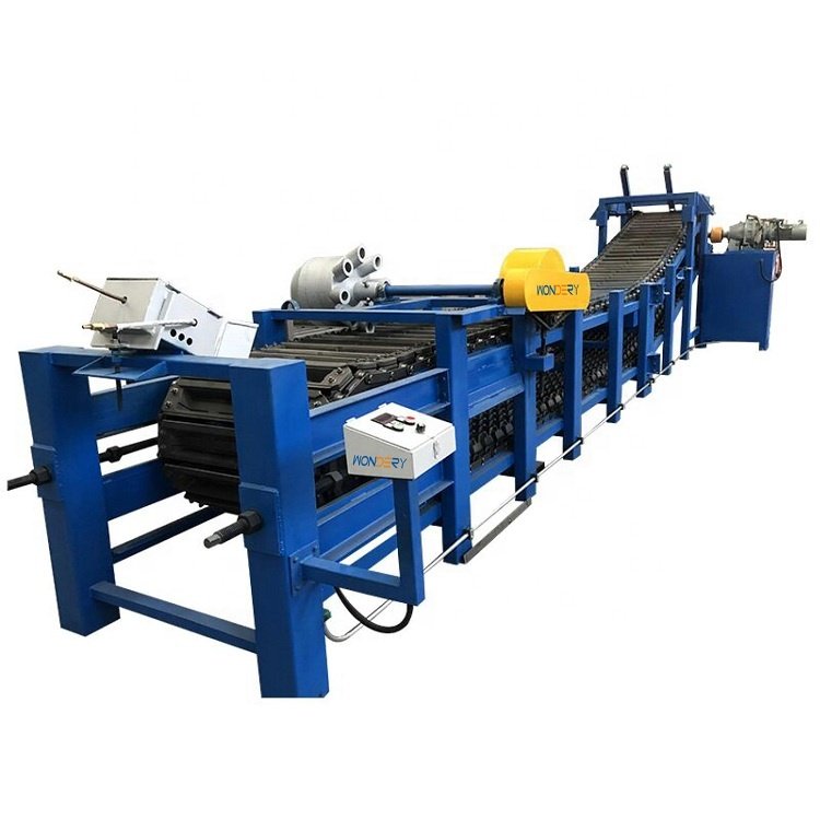 WONDERY High Quality Automatic Control Copper Zinc Aluminum Ingot Conveyor Continuous Production Line