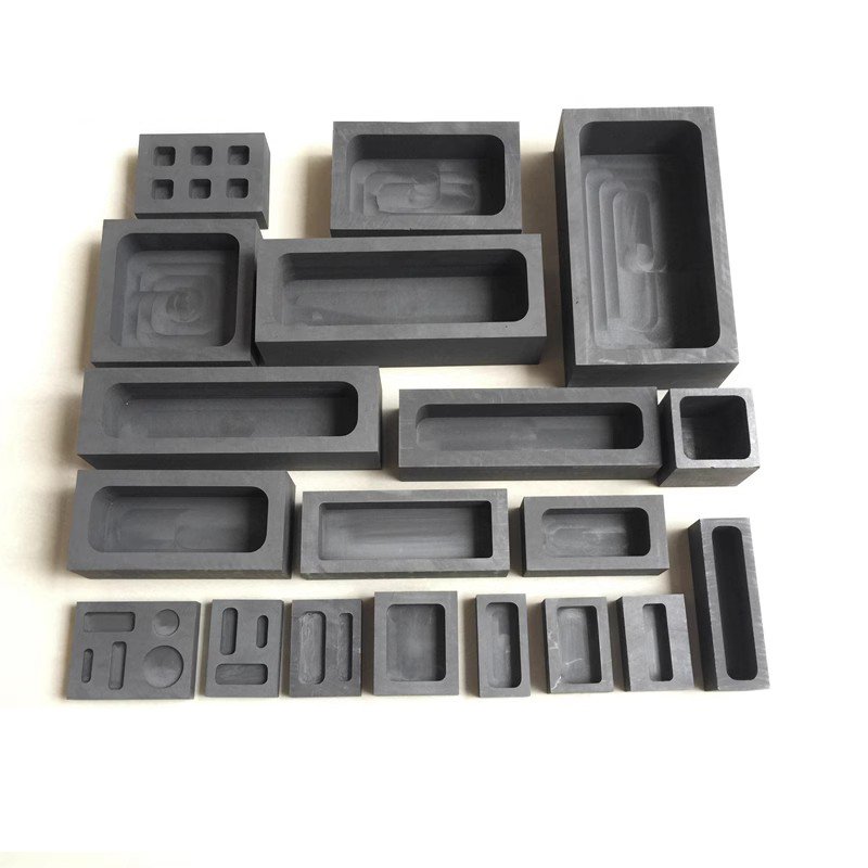 Customized Graphite Trough Graphite Ingot Mold for Melting Aluminum Gold Silver