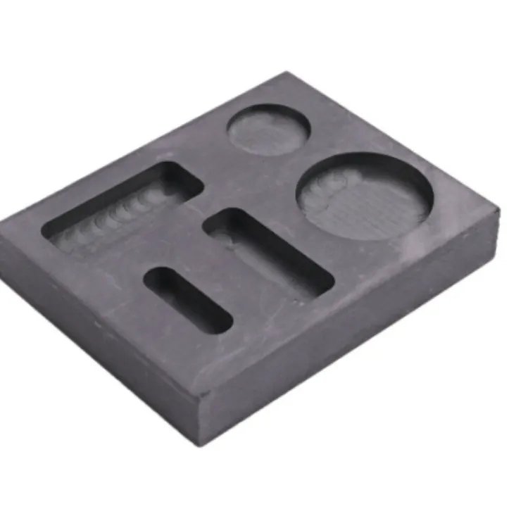 Customized Graphite Trough Graphite Ingot Mold for Melting Aluminum Gold Silver