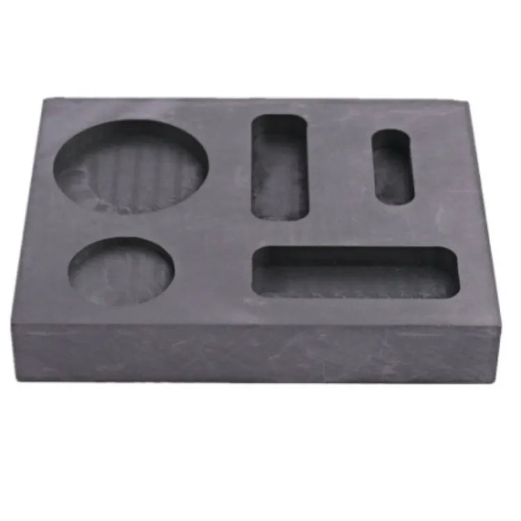 Customized Graphite Trough Graphite Ingot Mold for Melting Aluminum Gold Silver
