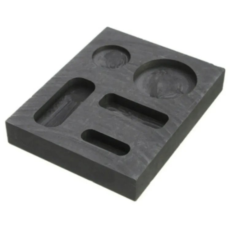 Customized Graphite Trough Graphite Ingot Mold for Melting Aluminum Gold Silver