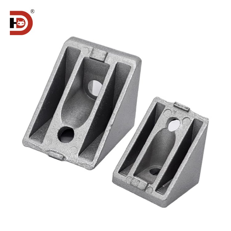 Industrial aluminum profile accessories corner code 4040/45 degree beveled edge connector fasteners