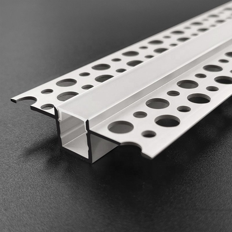 For Led Strip Silver Recessed Led Aluminum Profile For Led Strips Light 12Mm Led Profile Aluminium Channel