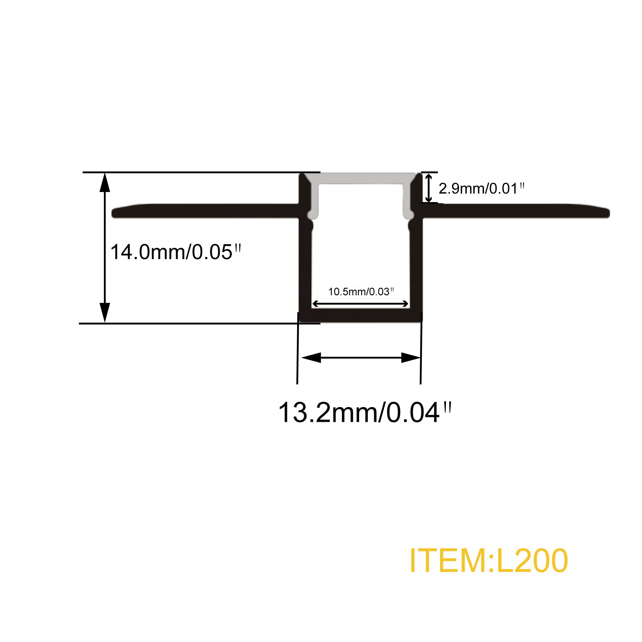 For Led Strip Silver Recessed Led Aluminum Profile For Led Strips Light 12Mm Led Profile Aluminium Channel