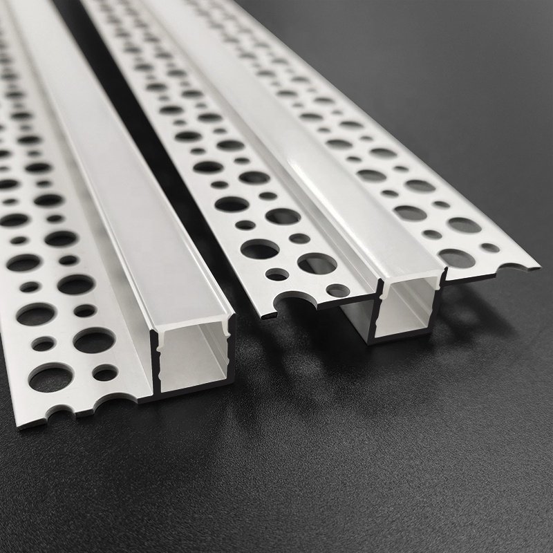 For Led Strip Silver Recessed Led Aluminum Profile For Led Strips Light 12Mm Led Profile Aluminium Channel