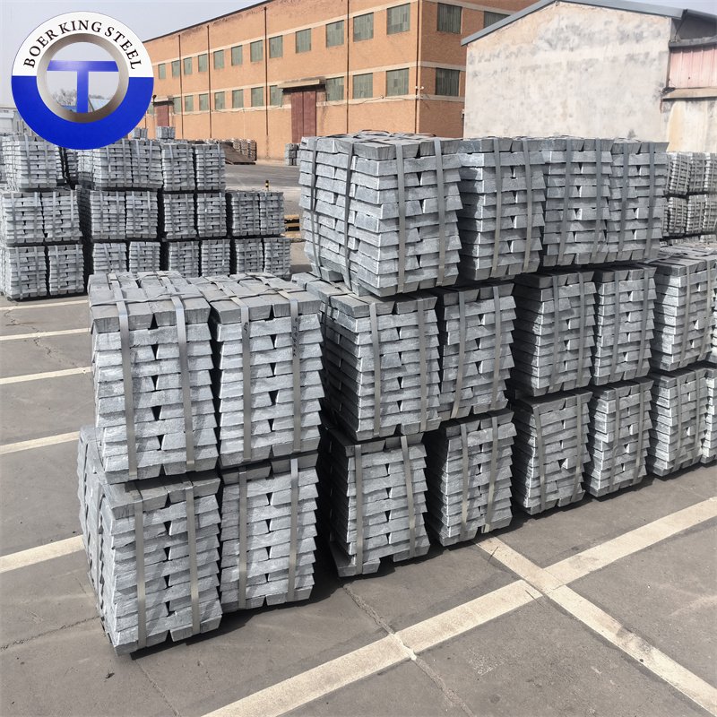 In Stock Wholesale Raw materials Zinc Ingot Zn99.99 Zn99.95 Zn 99.50 Zn98.50 For Building Material