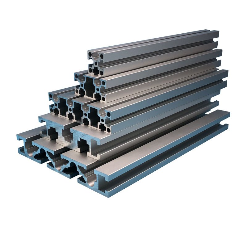 Industrial 4040 8040 t slot anodized extrusion aluminium profile