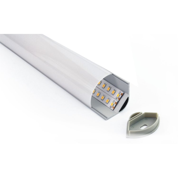 PC Diffuser Aluminum Body 12W/M Profile SMD2835 T Slot Aluminum Profile 3000Kt Slot Aluminum Profile For Led Strip