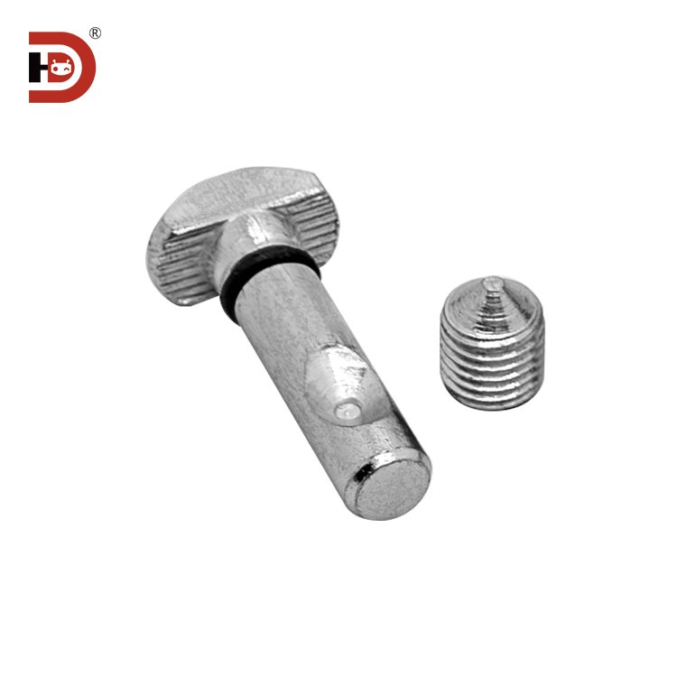 3040 industrial aluminum profile anchor connectors with built-in right angle fasteners and 90/180 degree locking components