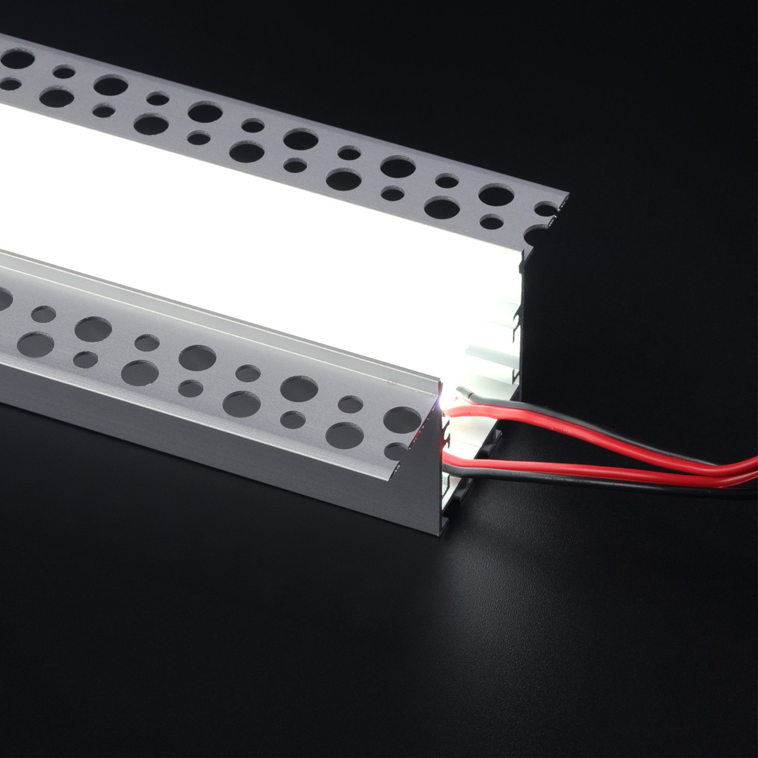 led alu aluminium profile extrusion bend led strip aluminum light channel plaster in led profile for 12mm wide led strip
