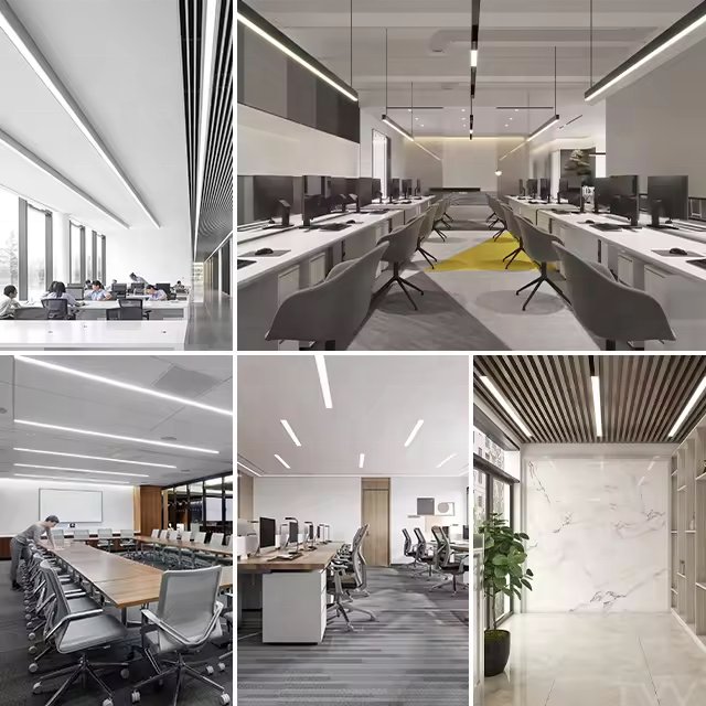 1010 Factory Wholesale High Quality Black Anodized U Shape LED Aluminum Profile Recessed Mounting Aluminum Profile