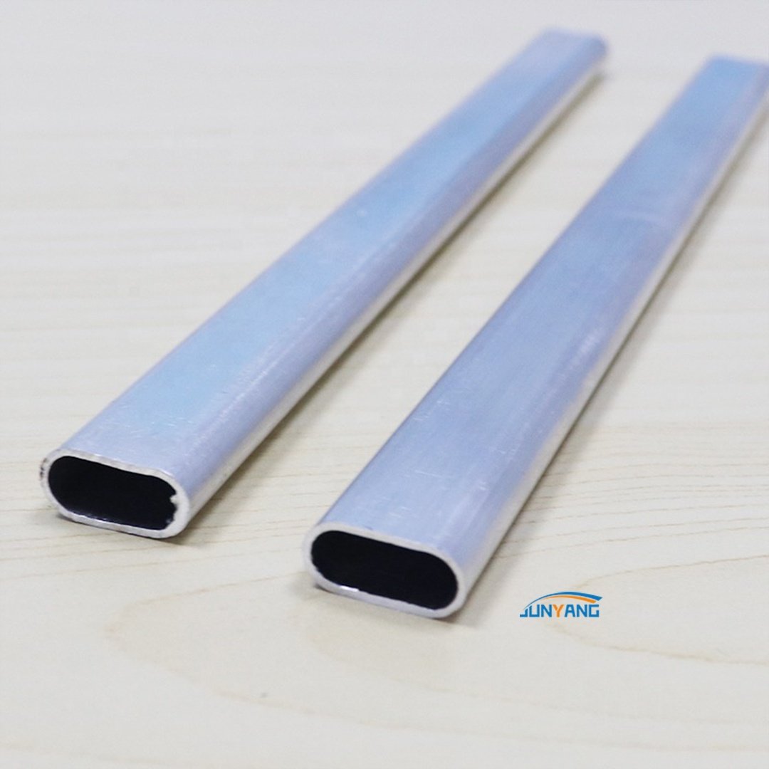 6061 6063 T5 T6 Aluminium Circular Oval tube Pipe Half circle Aluminum Pipes Tubes Round Extruded Aluminum Profile