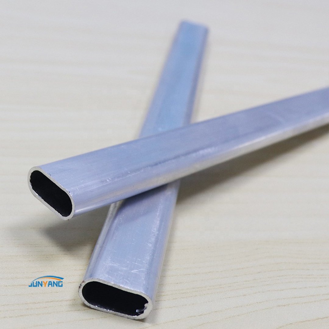 6061 6063 T5 T6 Aluminium Circular Oval tube Pipe Half circle Aluminum Pipes Tubes Round Extruded Aluminum Profile
