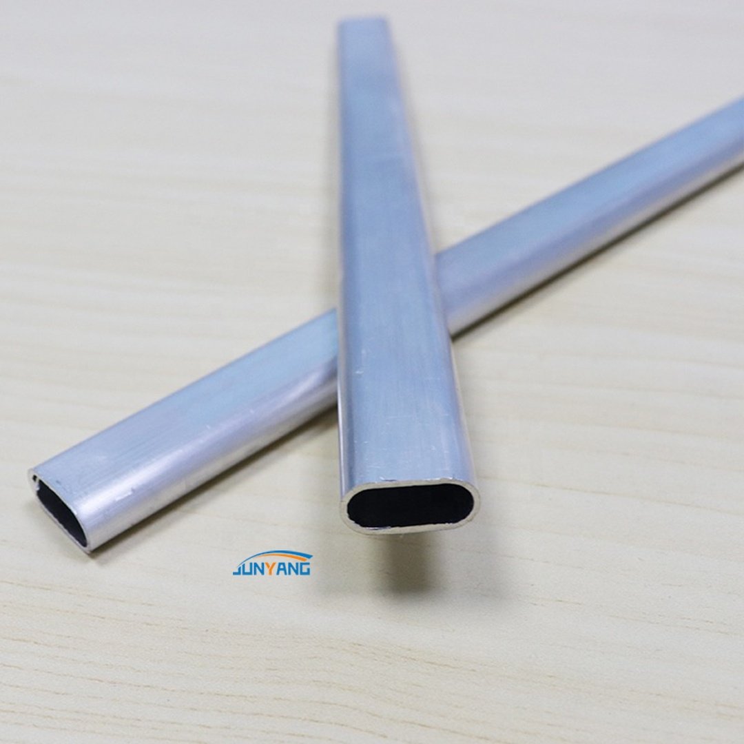 6061 6063 T5 T6 Aluminium Circular Oval tube Pipe Half circle Aluminum Pipes Tubes Round Extruded Aluminum Profile
