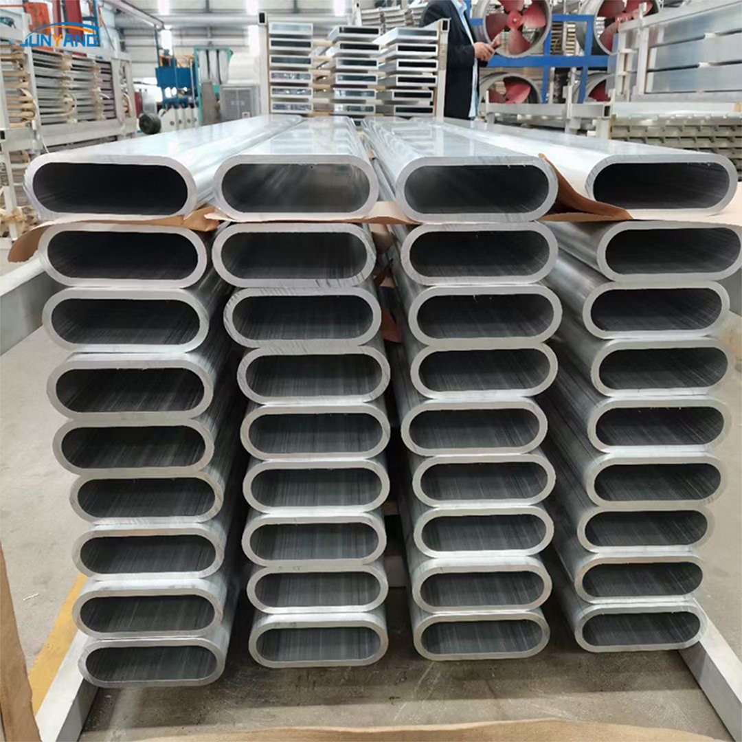 6061 6063 T5 T6 Aluminium Circular Oval tube Pipe Half circle Aluminum Pipes Tubes Round Extruded Aluminum Profile