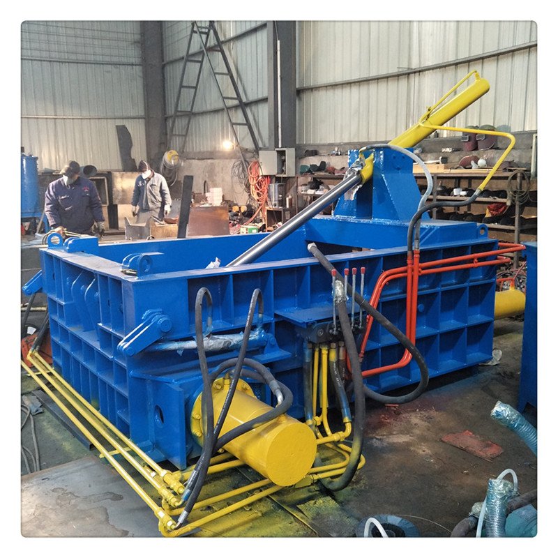 metal briquetting machine Aluminum cans baler machine aluminum melting plant ingot making aluminum scraps compress machine