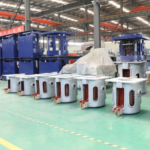 Melting scrap steel iron aluminum copper 100kg 250kg 500KG 1000kg induction copper melting furnace