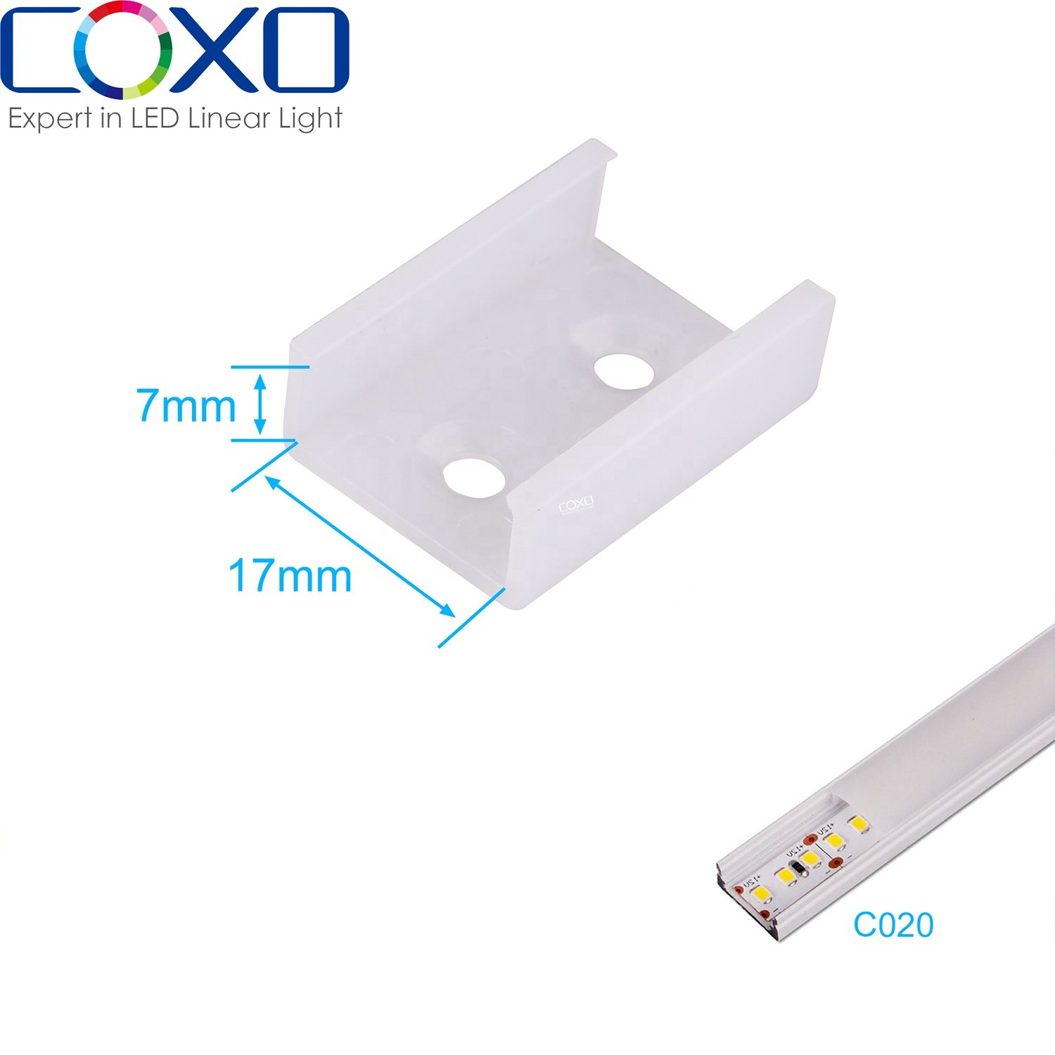 Joint connector for led aluminum profile