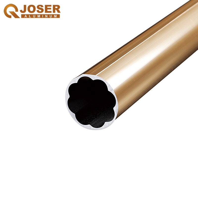 Wholesale Customized Round Extrusion Powder Coating Curtain Pole Rod Window Aluminum Profiles