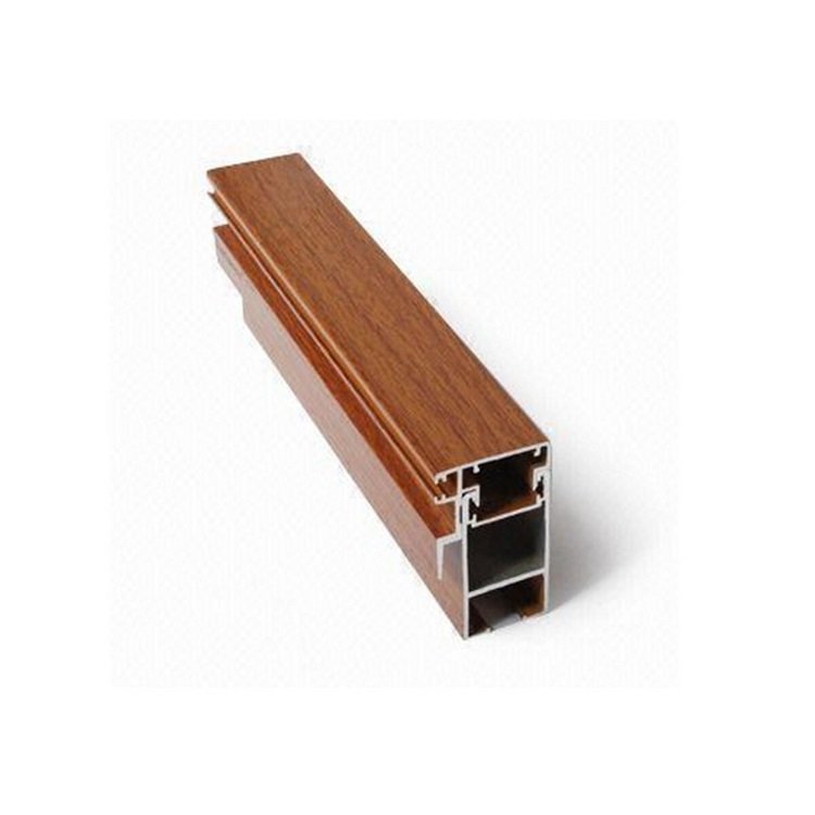China Supplier Extrusion Aluminum Profiles Wood Texture Aluminium Profiles Wooden Grain Aluminum Profile