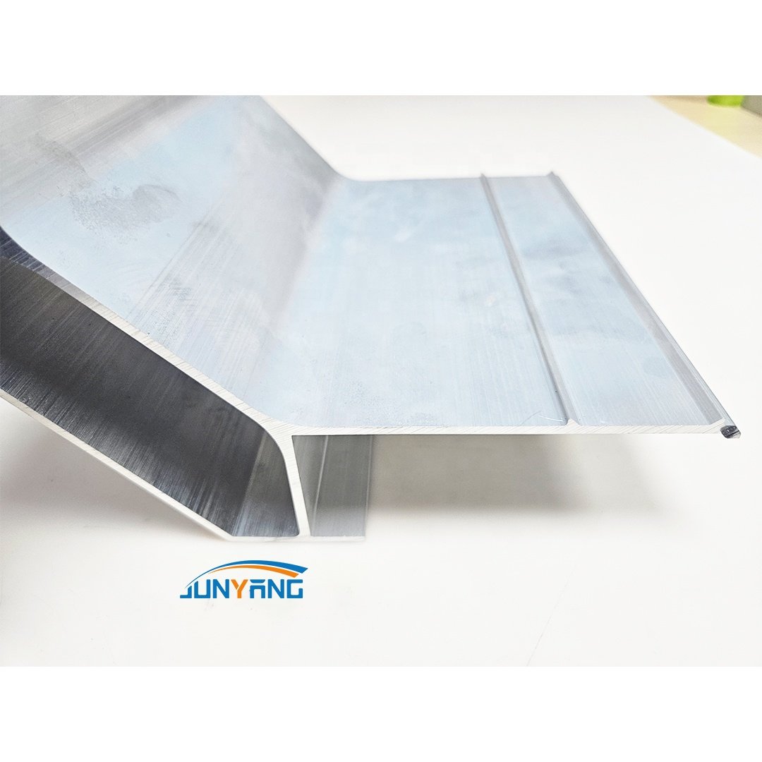JunYang Alu Factory Custom 6061 6063 T5 T6 Large-Diameter Hollow Special-Shaped Car Trailer Assembly Extruded Aluminum Profiles