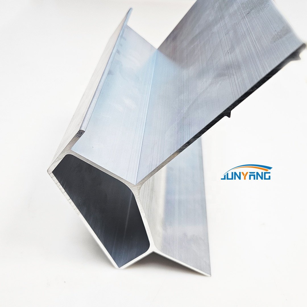 JunYang Alu Factory Custom 6061 6063 T5 T6 Large-Diameter Hollow Special-Shaped Car Trailer Assembly Extruded Aluminum Profiles