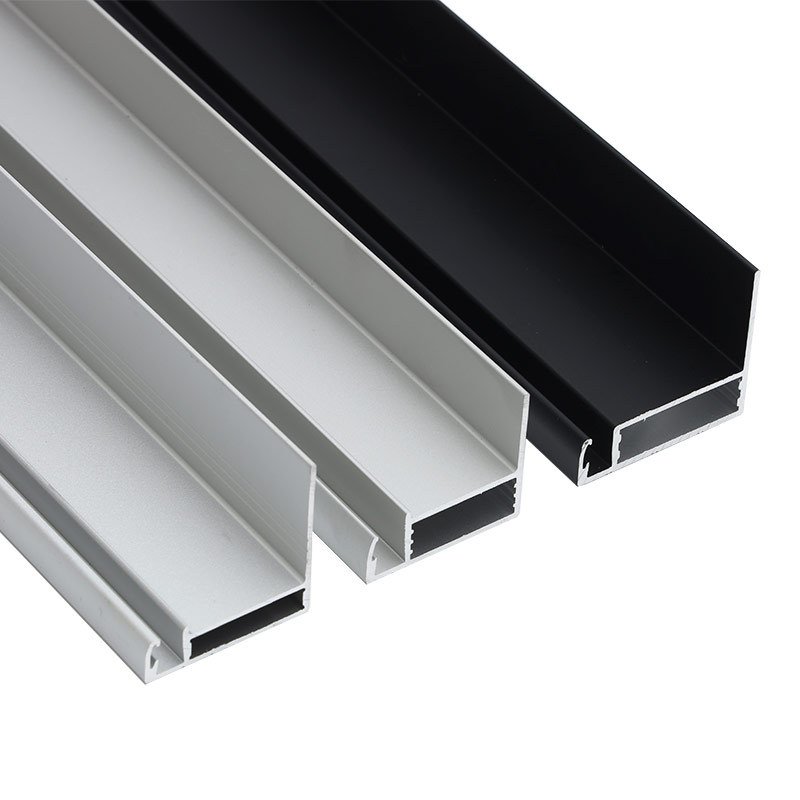 pc rail aluminum profile frame parking solar panel track for fabric ceiling