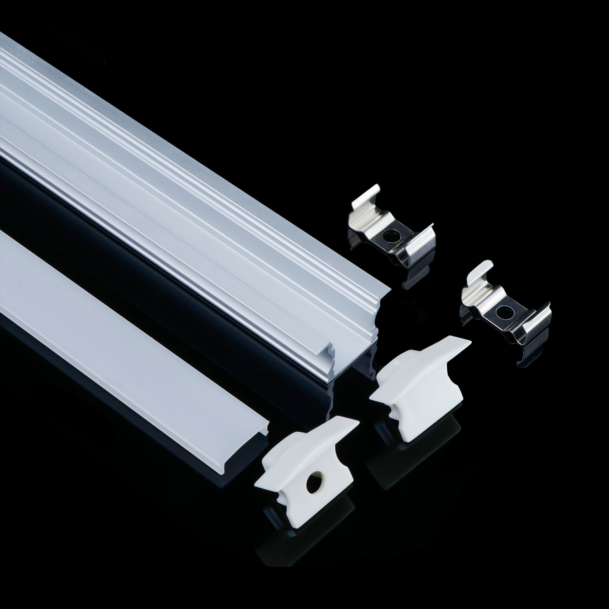 Manufacturer Silver Anodized Aluminum Profile Aluminum Extrusion Profile 6063 T5 Aluminum Alloy Extrusion
