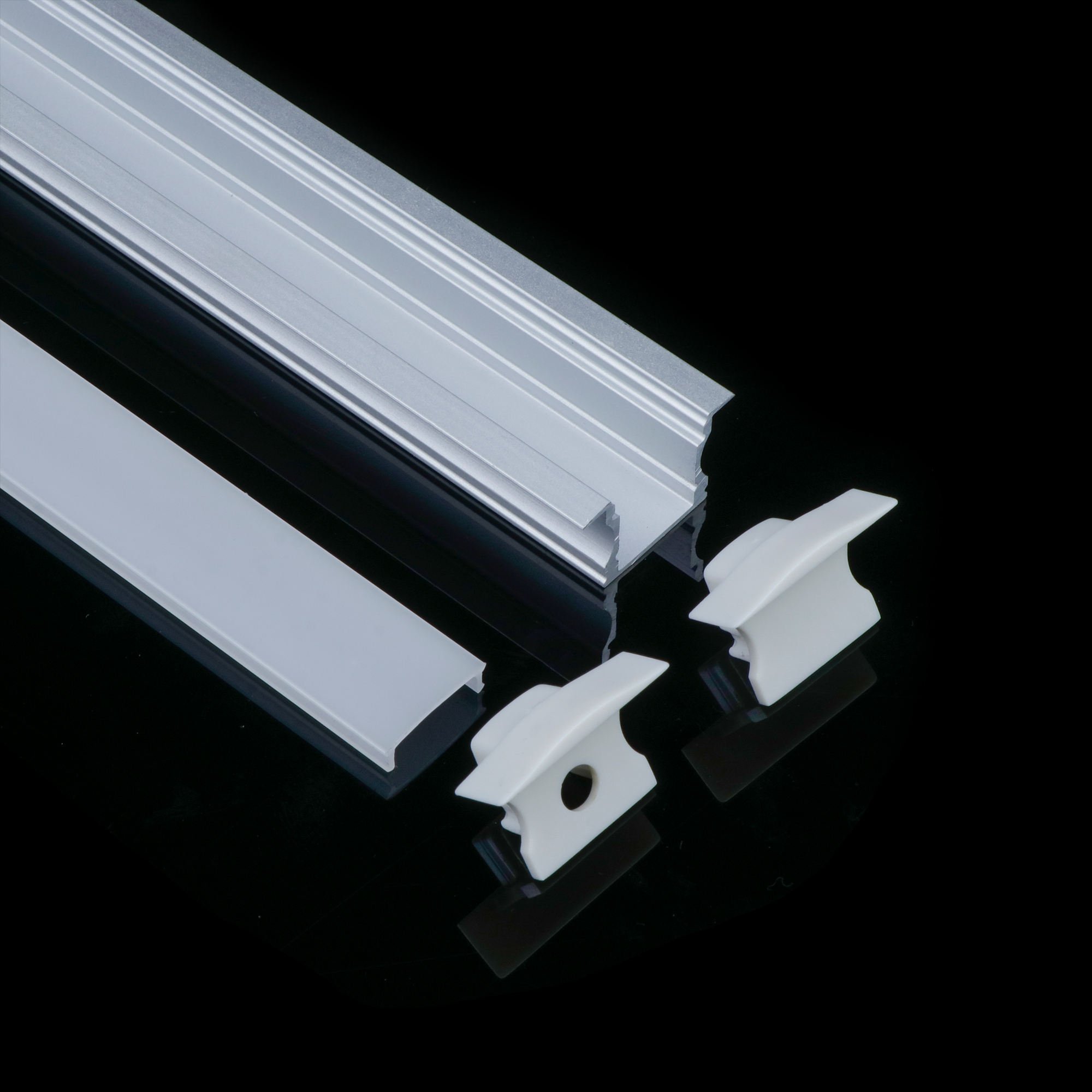 Manufacturer Silver Anodized Aluminum Profile Aluminum Extrusion Profile 6063 T5 Aluminum Alloy Extrusion