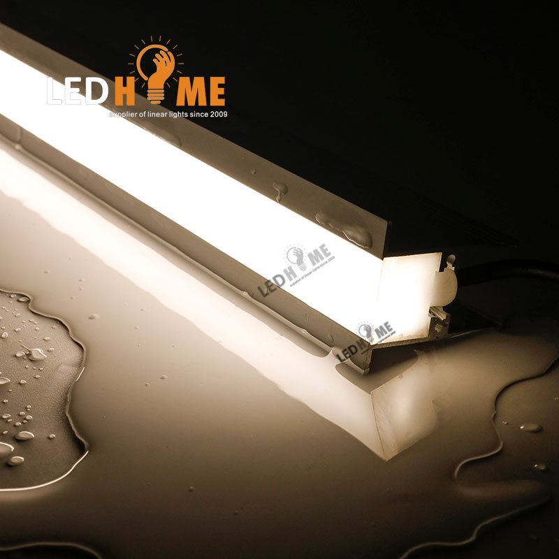 Top Quality IP68 Inground Recessed PMMA Cover Waterproof Aluminium Profile APT03-AL1 Linear Light Lighting