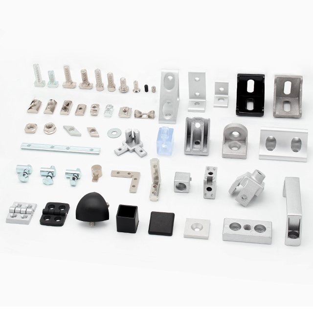 4040 Series 90 Degree Angle Corner Bracket 80x80mm Aluminum Profile Angle Corner Joint Connector Bracket For Aluminum Profile