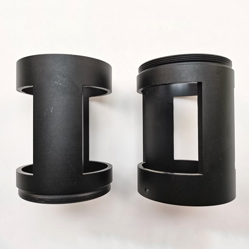 Sandblasted Black Anodized Aluminum Electronic Enclosure