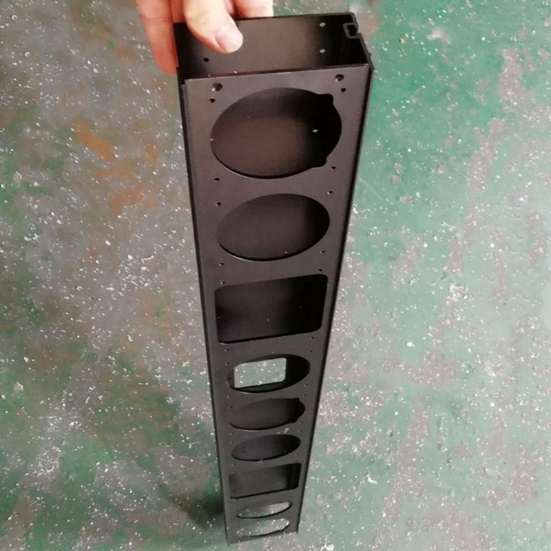 Sandblasted Black Anodized Aluminum Electronic Enclosure
