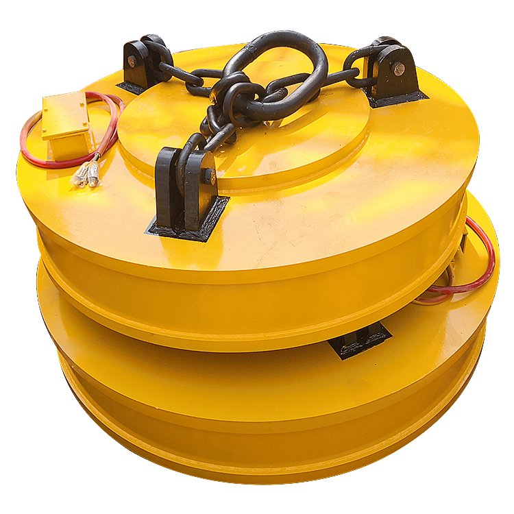 Scrap Yard Use Electro Magnetic Lifter 5 Ton 2000kg For Crane or Chuck / Forklift