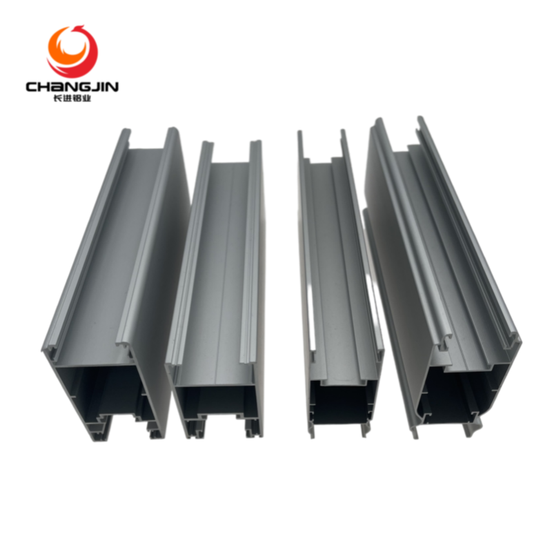 CJ Perfiles de aluminio bolivia serie 20 ventanas y puertas serie 25 para ventanas aluminum profiles champagne color