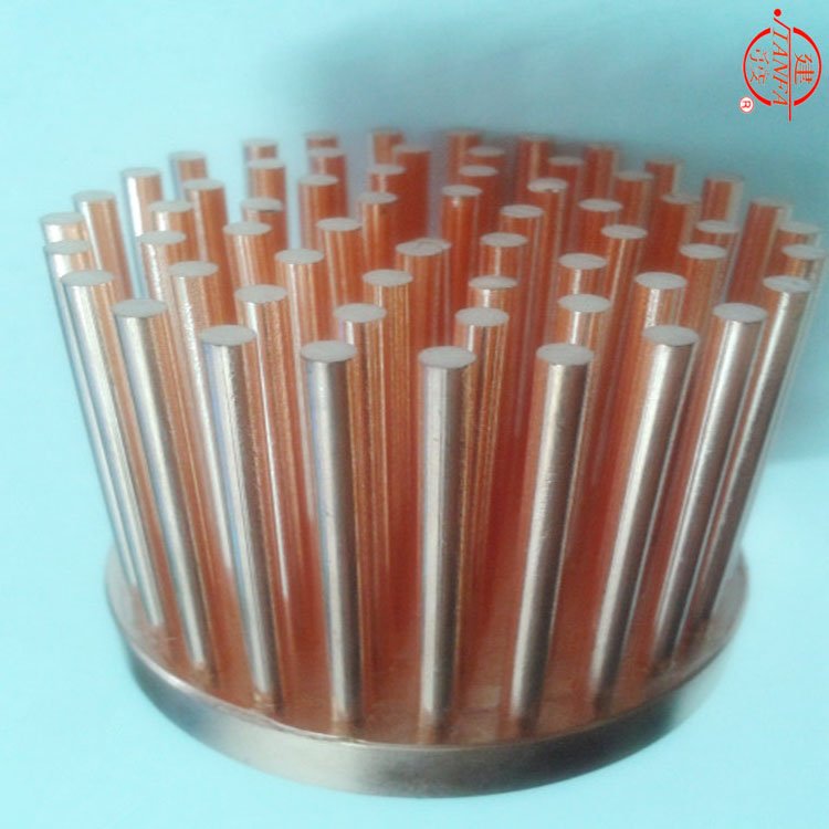 Round Cold Forging Splayed Pin Fin Heatsink, Extruded aluminum profiles heatsinks for led downlight