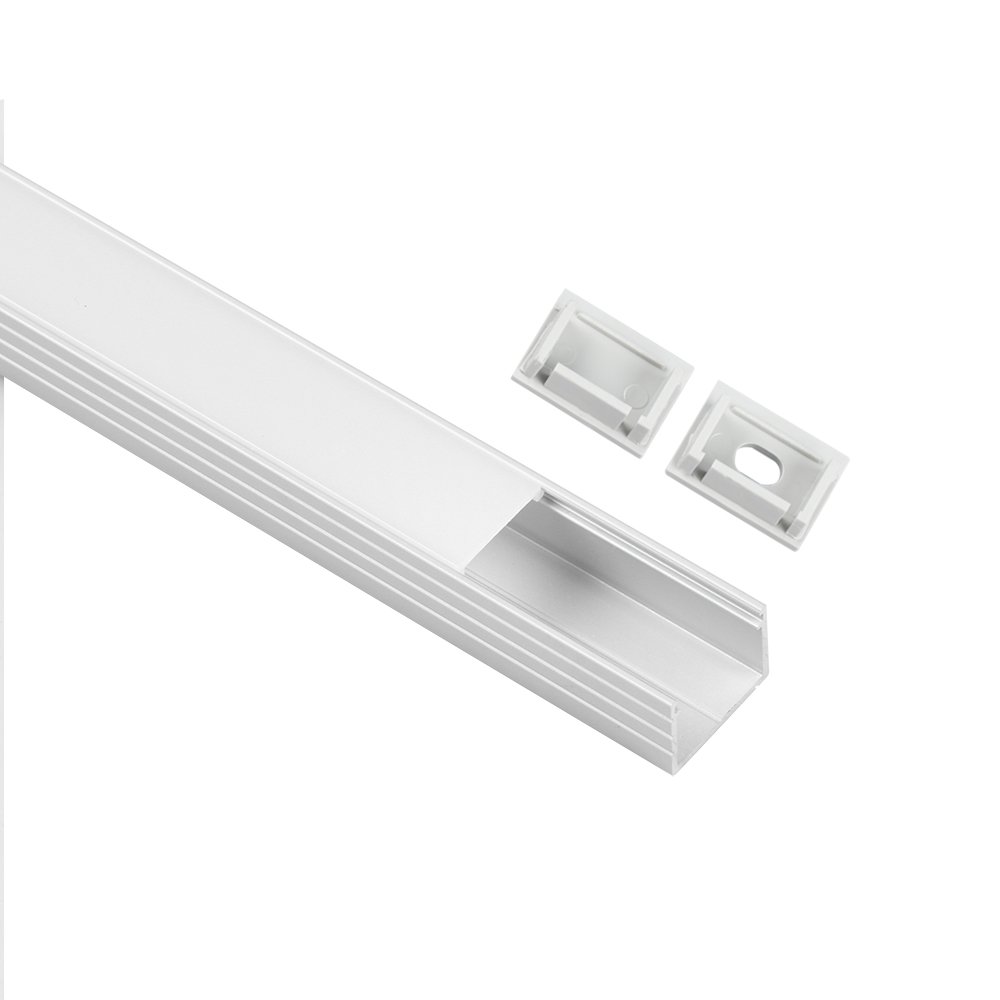 RL-1605 U Shape 1M/2M/2.5M Available LED Strip Light Width Maximum 16mm Led Aluminium Profile For Strip Light and Floor