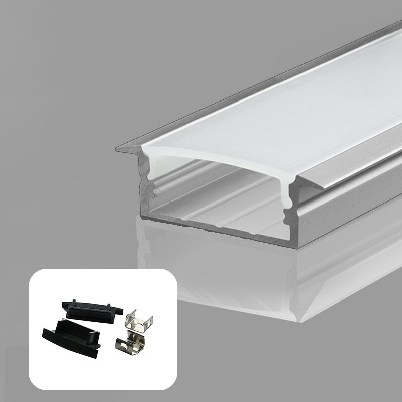 2010A Hot Sale Led Aluminum Extrusion Profiles U Shape Recessed led Strip Light Aluminum Profile Channel