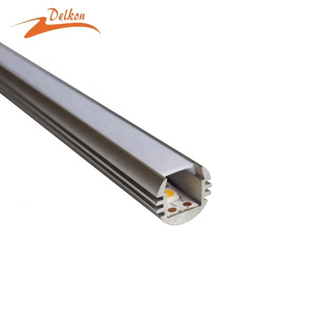 Delkon 18*16mm Round LED Aluminum Profile for LED Strip Used In Wardrobe Closet Wall