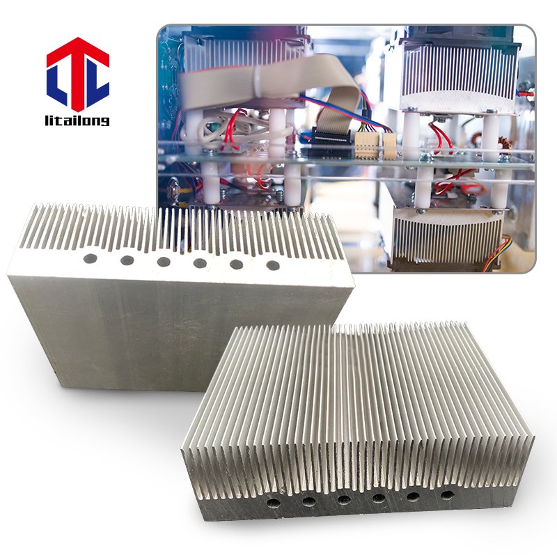 Customization cnc machining Manufacturer Heat Sink Aluminium Profiles Extrusion Electronic Cooling Fin Heatsink